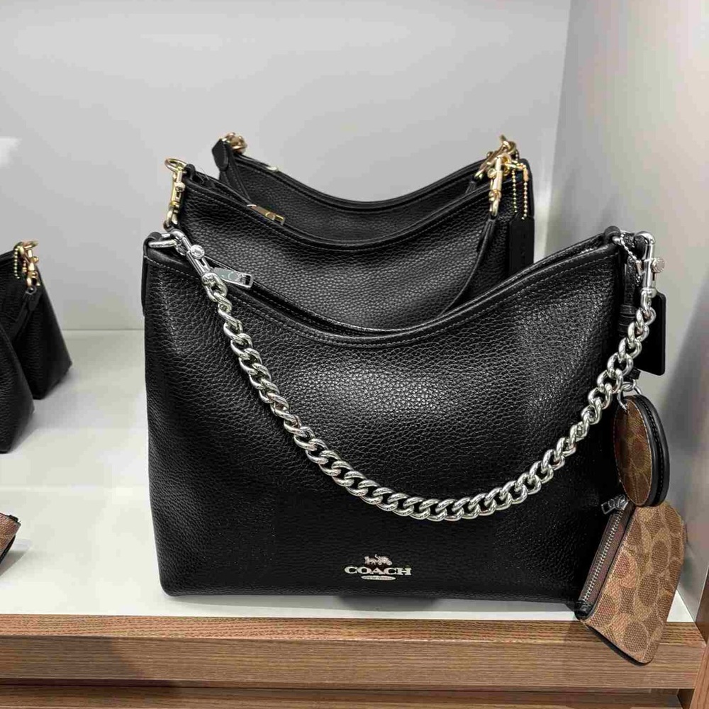 NWT！COACH Laurel Shoulder Bag
With Mirror Charm And Pouch（CBI94）mother day gift